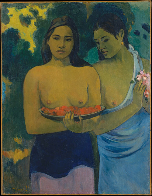 Two Tahitian Women, 1899, Paul Gauguin