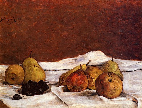 Pears and Grapes, 1876, Paul Gauguin