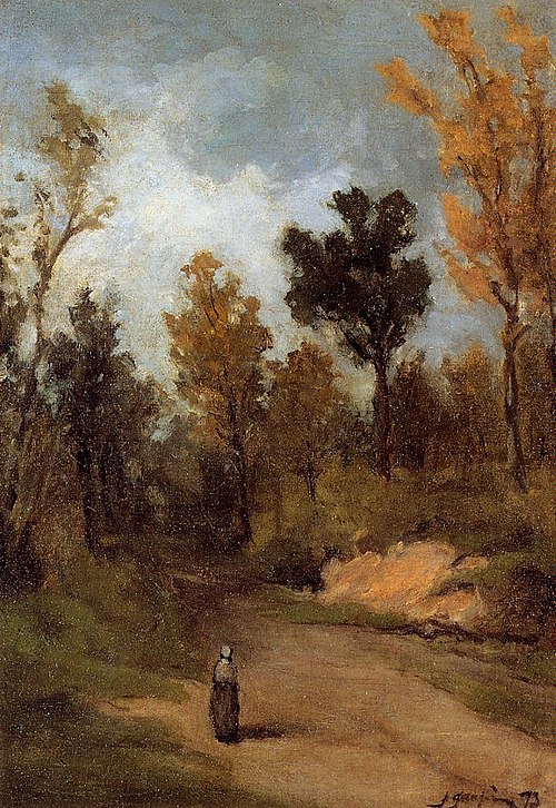 Forest Path, 1873, Paul Gauguin