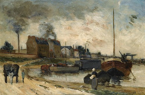 Les Usines Cail et le quai de Grenelle, 1875, Paul Gauguin