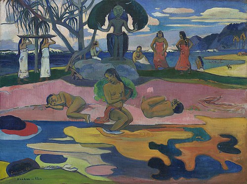 Day of the God (Mahana no Atua), 1894, Paul Gauguin