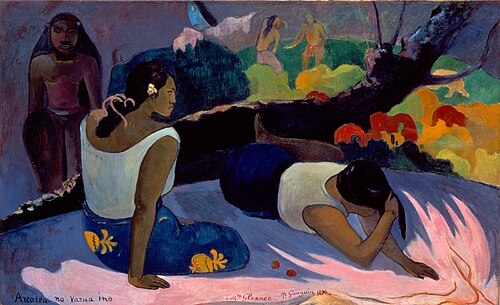 Arearea no varua ino, 1894, Paul Gauguin