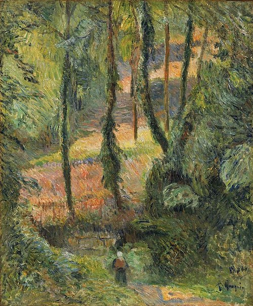 Forest Interior (Sous-Bois), 1884, Paul Gauguin