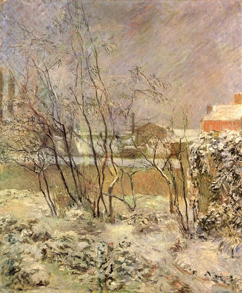 La Neige rue Carcel, 1883, Paul Gauguin