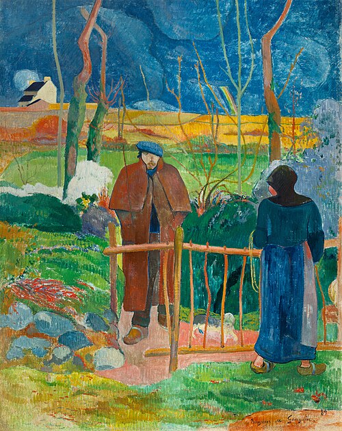 Bonjour Monsieur Gauguin, 1889, Paul Gauguin