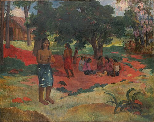 Les mots chuchotés, 1892, Paul Gauguin