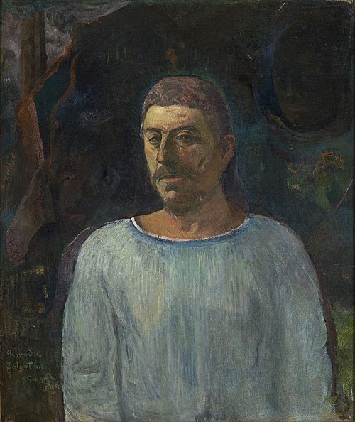 Autoportrait près du Golgotha, 1896, Paul Gauguin