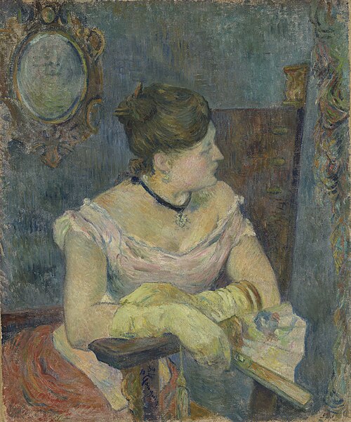 Madame Mette Gauguin in Evening Dress, 1884, Paul Gauguin