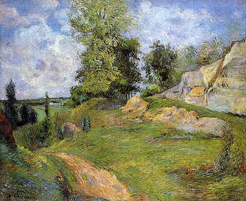 The Quarries of Le Chou near Pontoise, 1882, Paul Gauguin