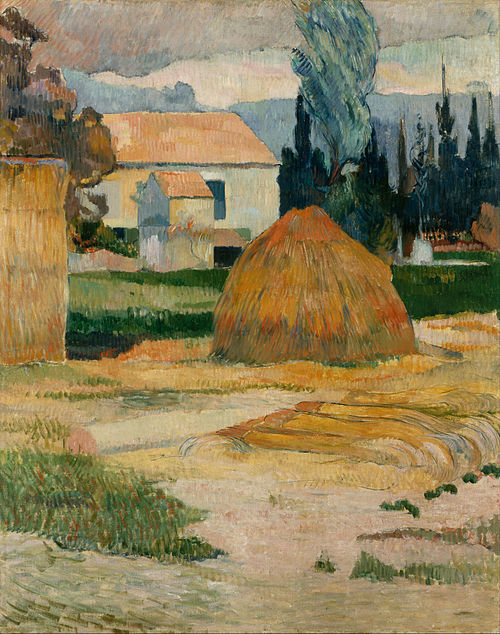 Landscape near Arles, 1888, Paul Gauguin