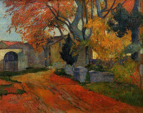 L'Allée des Alyscamps, 1888, Paul Gauguin