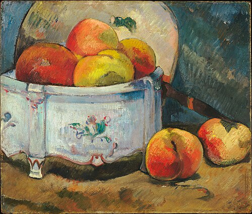 Nature morte aux pêches, 1889, Paul Gauguin