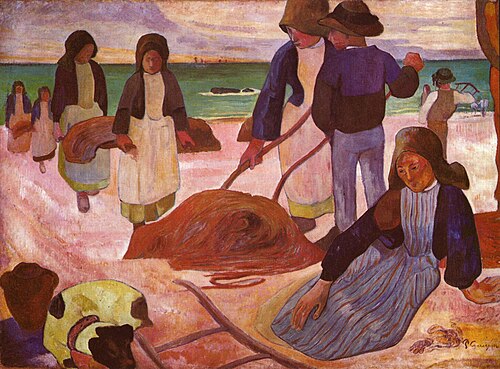 Ramasseuses de varech (II), 1889, Paul Gauguin