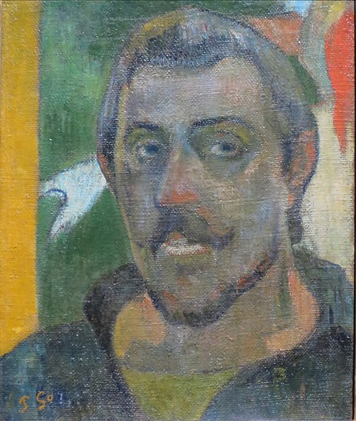 Self-portrait, 1890, Paul Gauguin