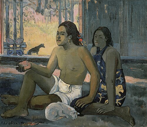 Not to work, 1896, Paul Gauguin