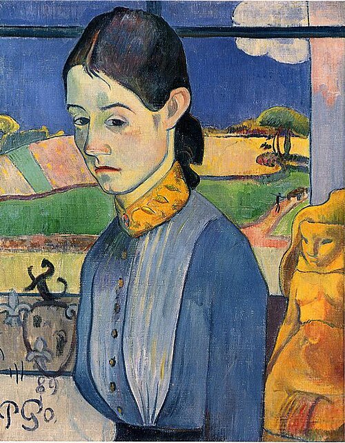 Young Breton Woman, 1889, Paul Gauguin