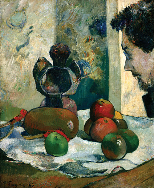 Still Life with Profile of Laval, 1886, Paul Gauguin