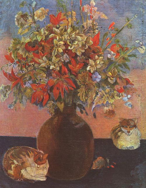 Nature morte aux chats, 1899, Paul Gauguin