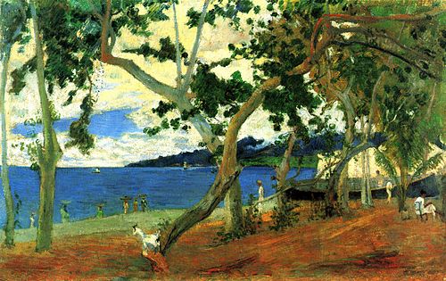 La Rade de Saint-Pierre vue de l'anse Turin, 1887, Paul Gauguin