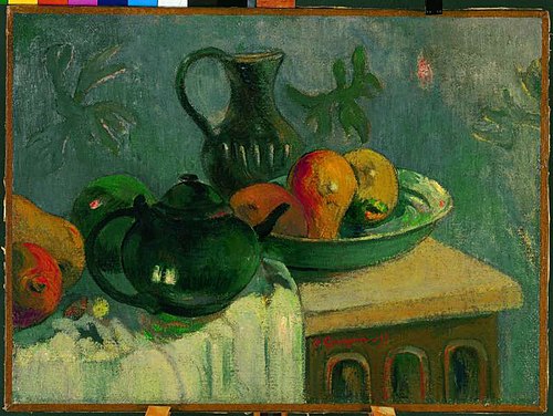 Théière, cruche et fruits, 1899, Paul Gauguin
