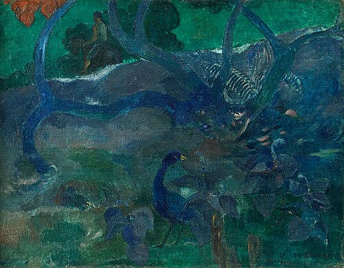 Te Bourao II, 1897, Paul Gauguin