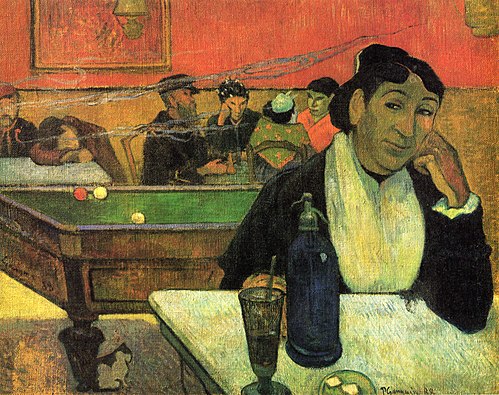 The Night Café in Arles, 1888, Paul Gauguin