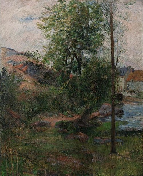 Le Saule au bord de l'Aven, 1888, Paul Gauguin