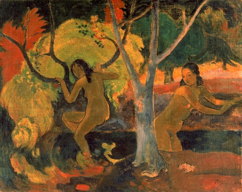 Bathers at Tahiti, 1897, Paul Gauguin