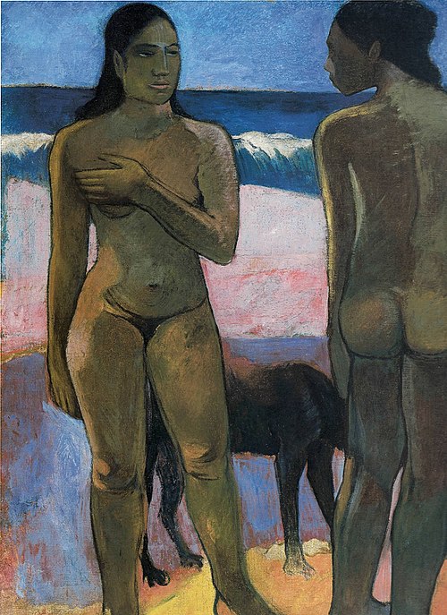 Deux Tahitiennes sur la plage, 1892, Paul Gauguin