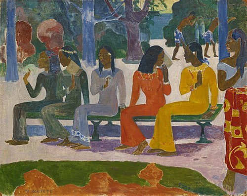 Ta Matete, 1892, Paul Gauguin