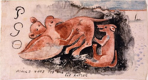 Aimez-vous les uns les autres, 1894, Paul Gauguin