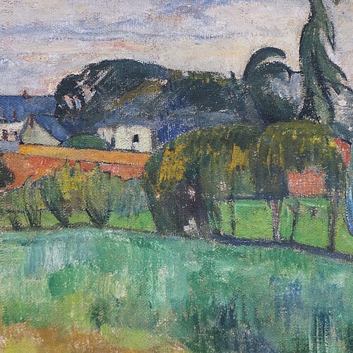 Paysage du Pouldu, 1890, Paul Gauguin