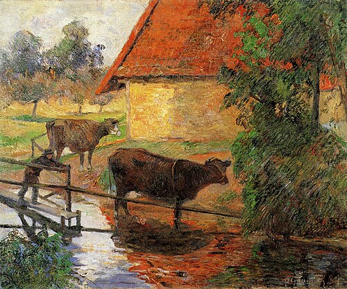 Watering Place I, 1885, Paul Gauguin