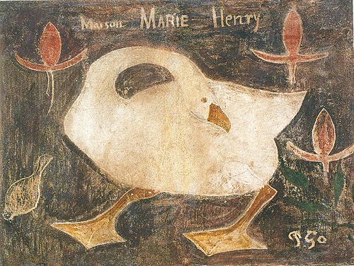 The Goose, 1889, Paul Gauguin