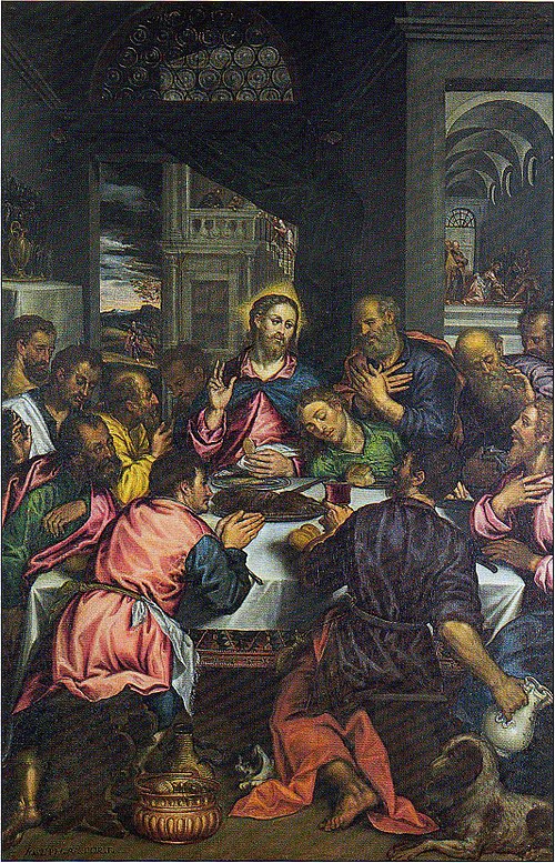 Communion of the Apostles, 1575, Giuseppe Amatore