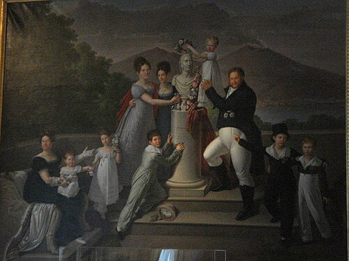 Francis I and His Family, 1820, Giuseppe Cammarano