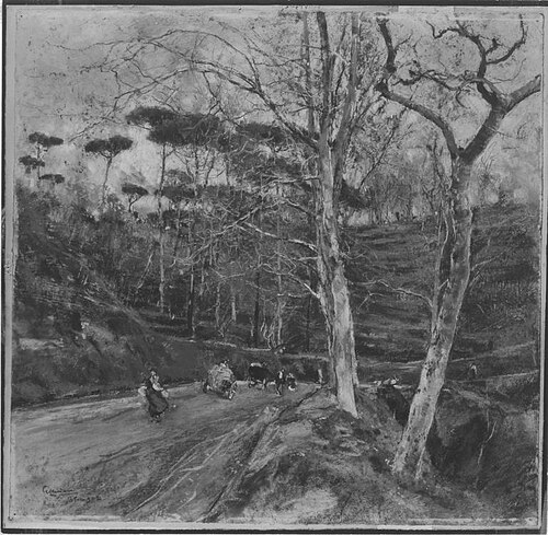 Trübe Stimmung, 1902, Giuseppe Casciaro