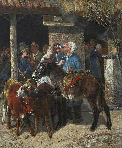 The Calf Merchant, , Giuseppe Palizzi