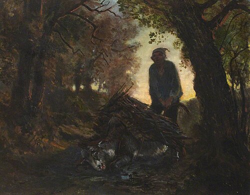 The Fallen Donkey, , Giuseppe Palizzi