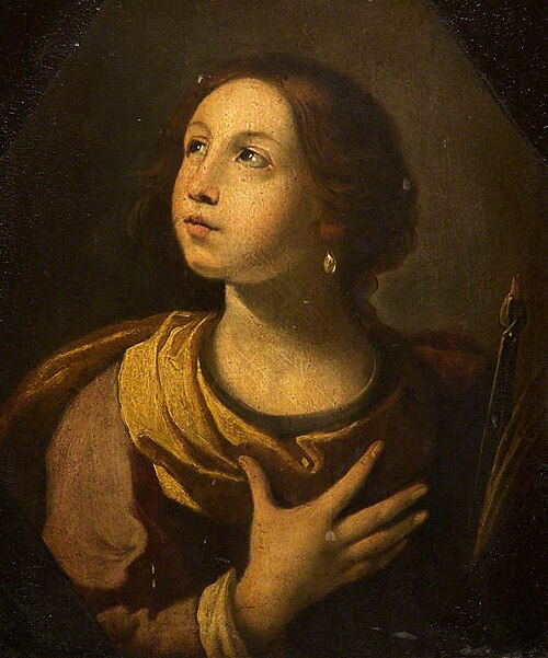 Saint Apollonia, 1668, Giuseppe Vermiglio