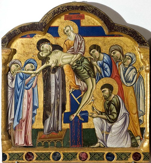 Deposizione di Cristo dalla croce, 1272, Master of Saint Francis