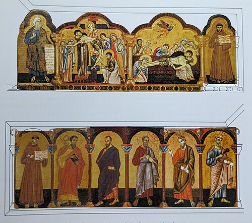 dossale opistografico (Maestro di San Francesco), 1272, Master of Saint Francis