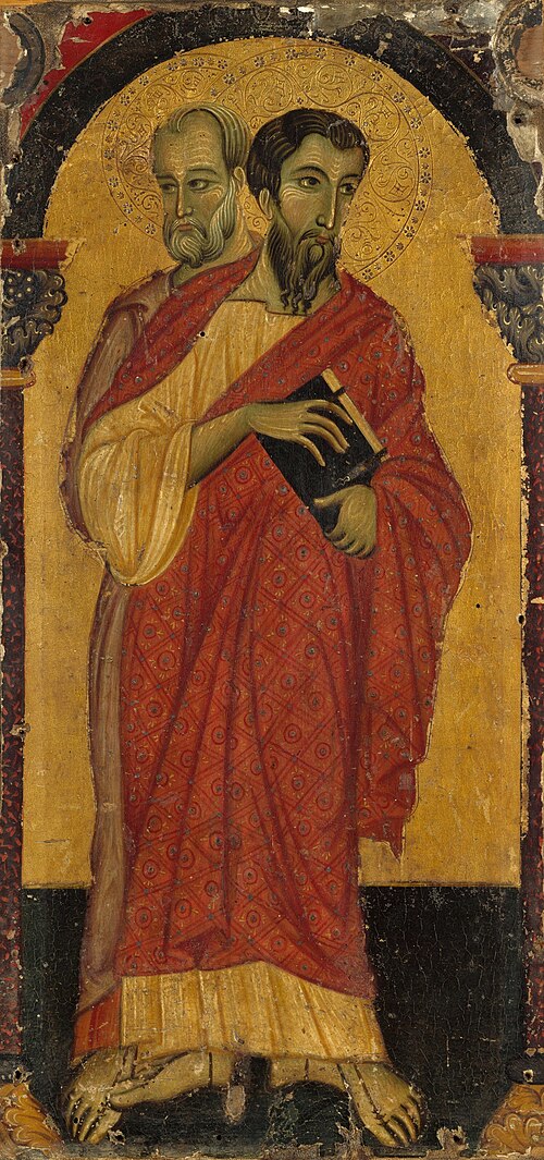 Saints Bartholomew and Simon, 1272, Master of Saint Francis