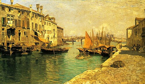 Fondamenta delle Zitelle, 1892, Guglielmo Ciardi