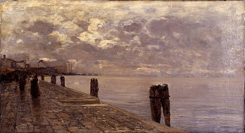 Fondamenta, 1910, Guglielmo Ciardi