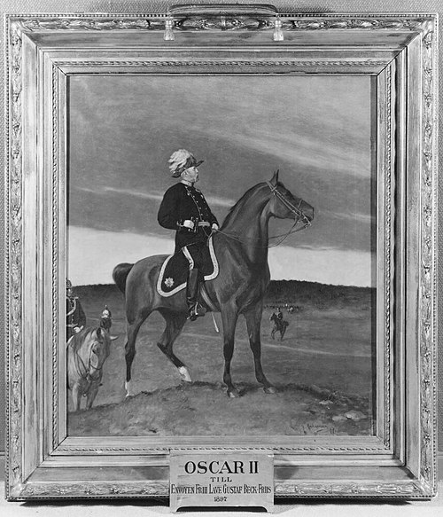 Oskar II, 1829-1907, konung av Sverige och Norge, 1897, Gustaf Ankarcrona