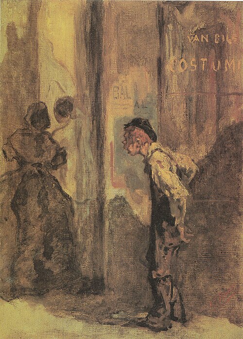 L'Entrée au bal, 1858, Félicien Rops