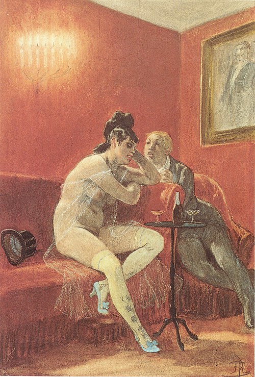 La chanson de Chérubin, 1879, Félicien Rops