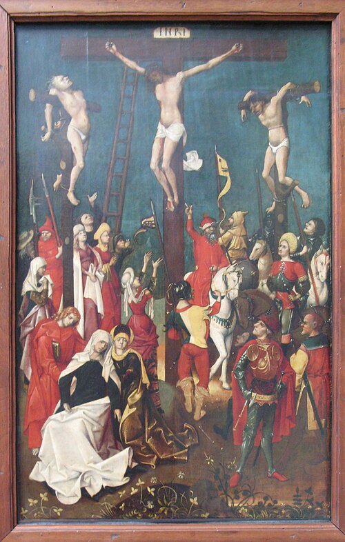 Crucifixion, 1500, Hans Mair von Landshut