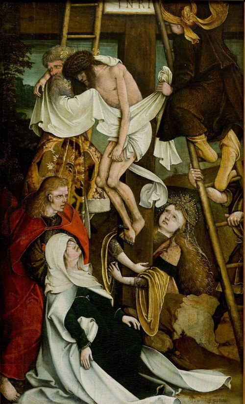 Descent of the Cross, 1500, Hans Mair von Landshut